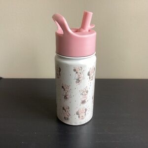 Disney 14oz Minnie Mouse Stainless Steel With Lid and Straw